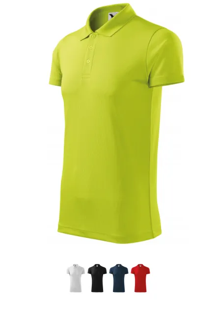 Sportpolotröja, limegrön