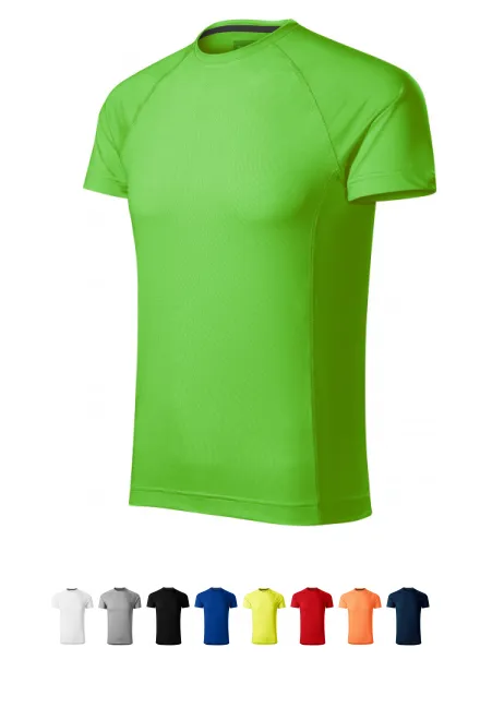 T-shirt för män, äppelgrön
