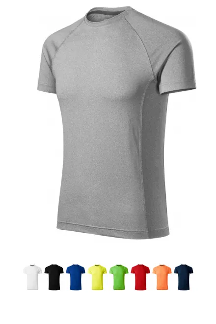 T-shirt för män, mörkgrå marmor