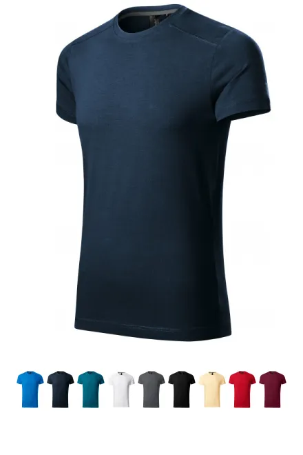 T-shirt herr dekorerad, mörkblå