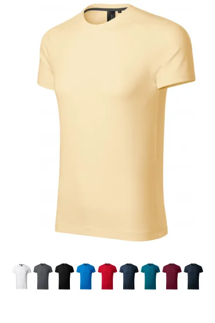 T-shirt herr dekorerad, vanilj