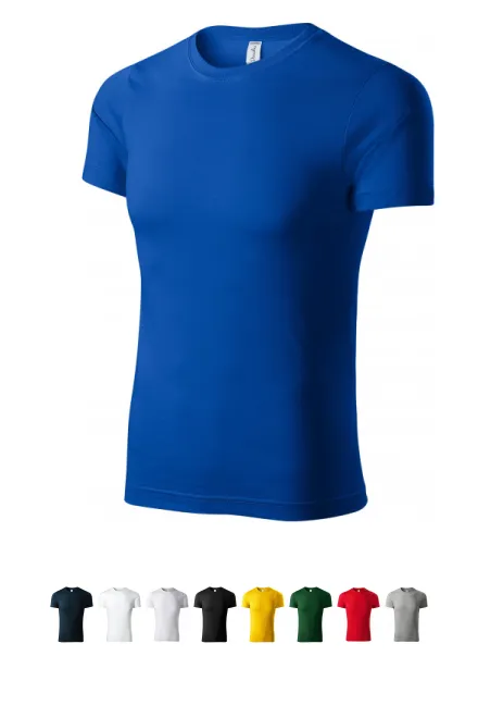 T-shirt med högre vikt, kungsblå