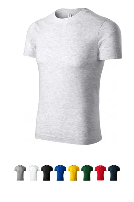 T-shirt med högre vikt, ljusgrå marmor