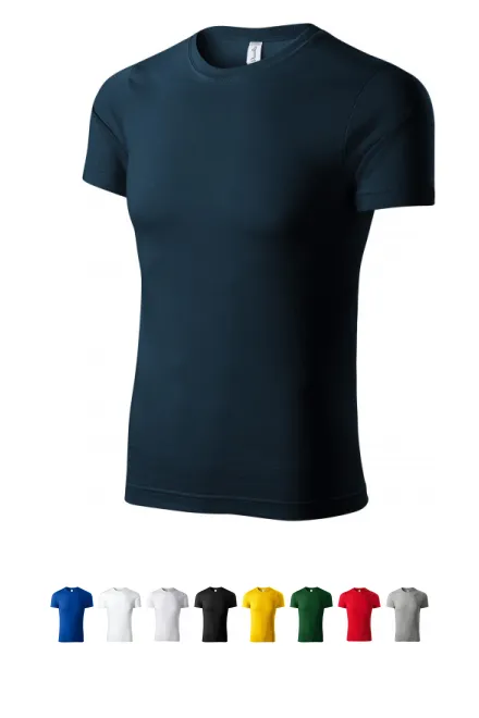 T-shirt med högre vikt, mörkblå