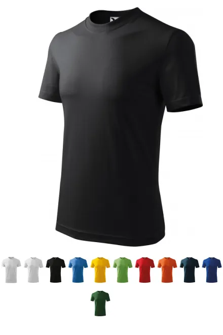 Tung t-shirt, ebenholts grå