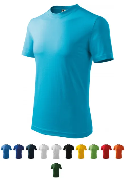 Tung t-shirt, turkos