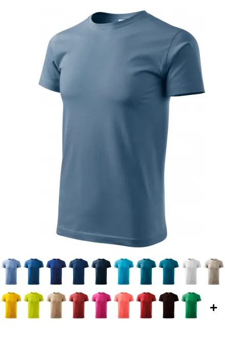 Unisex högre vikt T-shirt, denim