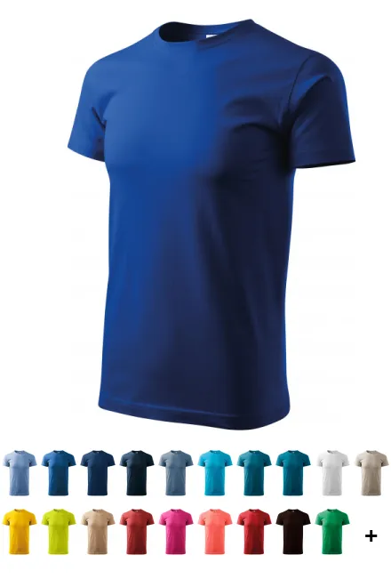 Unisex högre vikt T-shirt, kungsblå