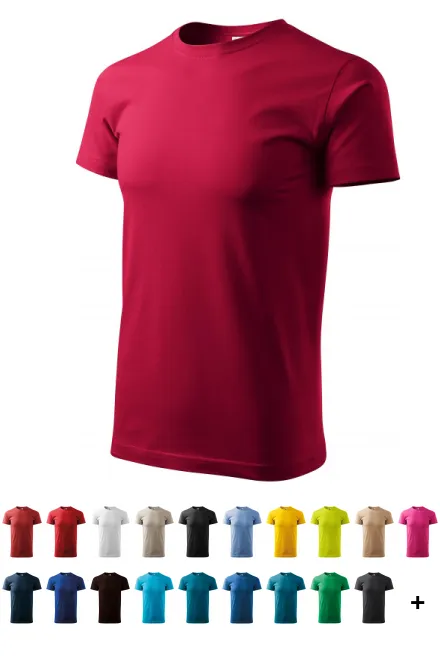 Unisex högre vikt T-shirt, marlboro röd