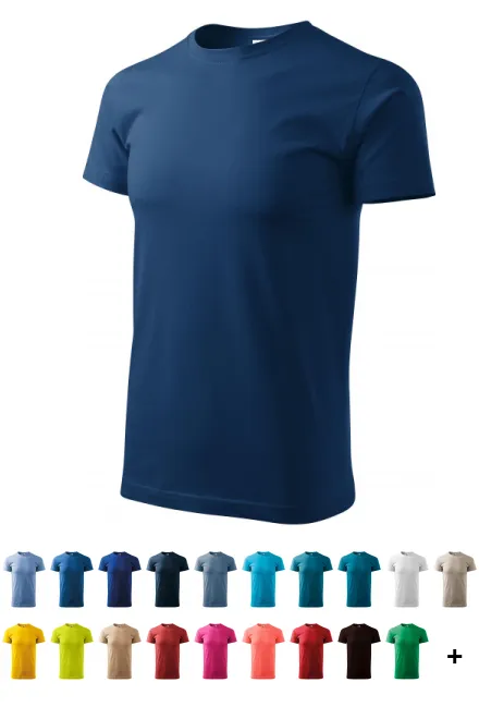 Unisex högre vikt T-shirt, midnattsblå