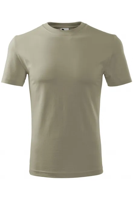 Klassisk T-shirt herr - ljus khaki, S