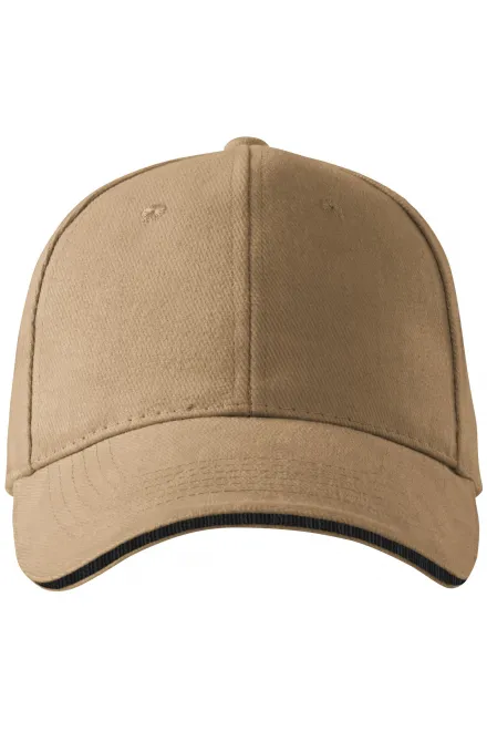 Kontrasterande mössa - sandig, justerbar