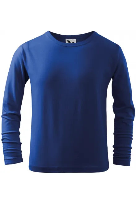 Långärmad T-shirt för barn - kungsblå, 158 cm / 12 år