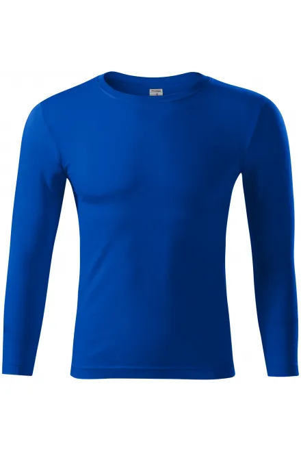 Lätt T-shirt med långa ärmar - kungsblå, L