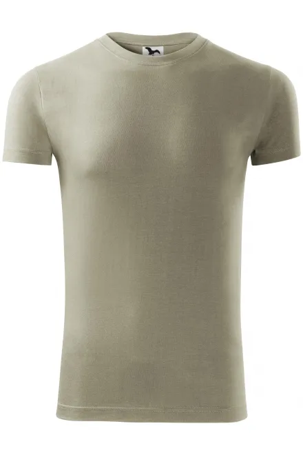 Mäns fashionabla T-shirt - ljus khaki, 2XL