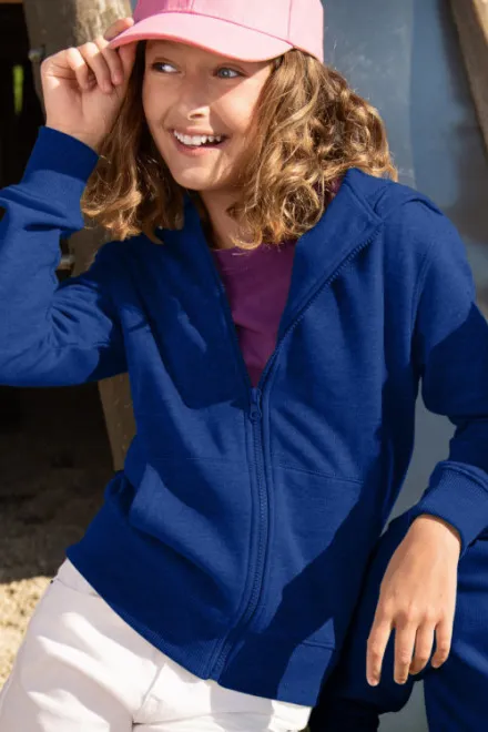 Barntröja med huva, kungsblå