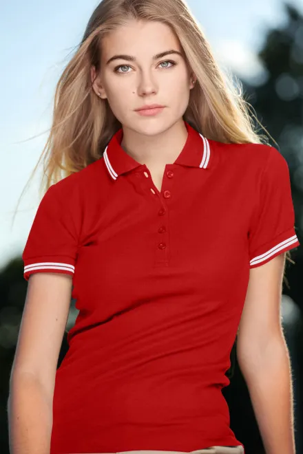 Damkontrastpiké, röd