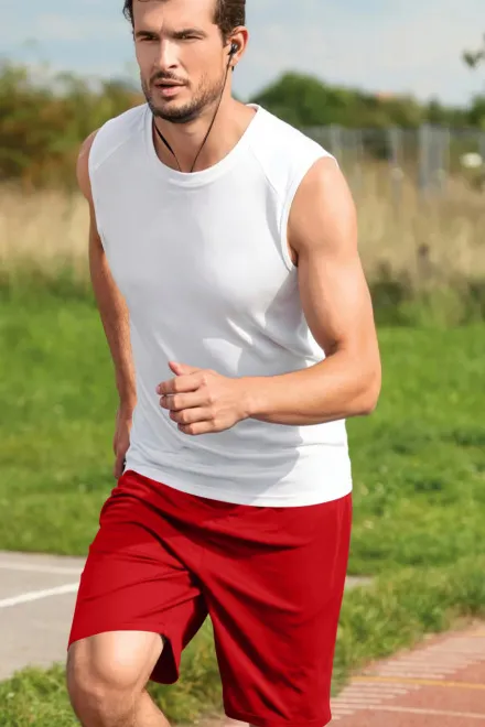 Herrshorts, röd
