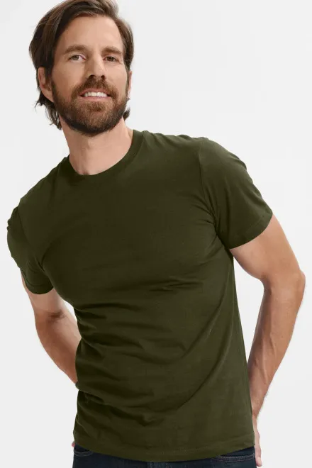 Klassisk T-shirt herr, military