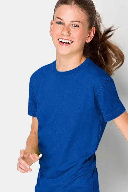 Lätt T-shirt för barn, kungsblå