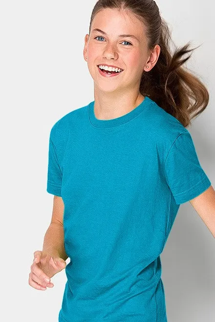 Lätt T-shirt för barn, turkos