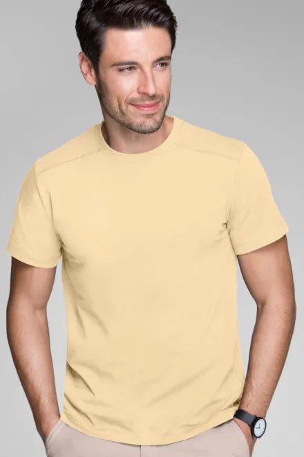 T-shirt herr dekorerad, vanilj