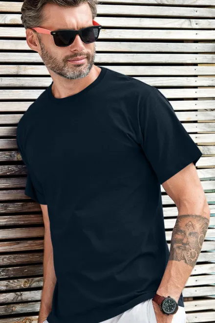 T-shirt med korta ärmar, mörkblå