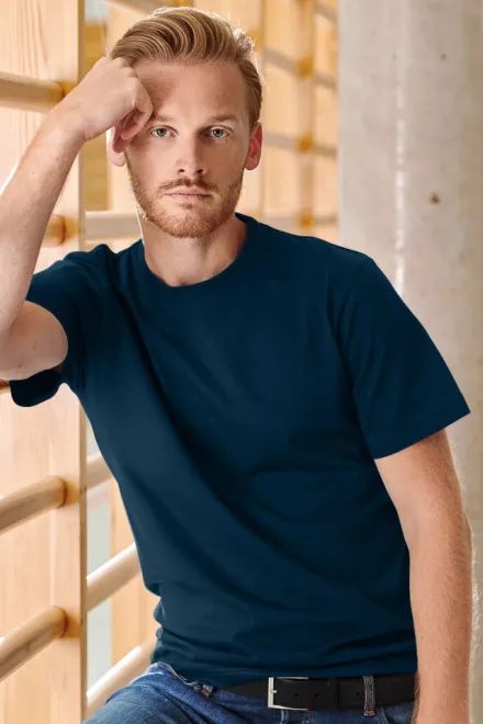 Tung t-shirt, mörkblå