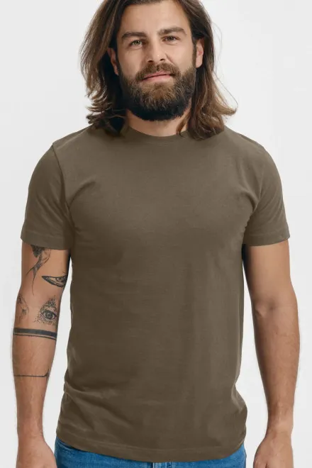 Unisex högre vikt T-shirt, army
