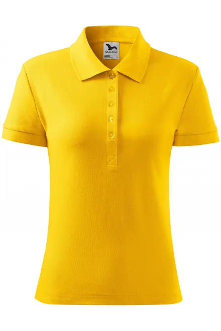 Pikétröja för damer - gul, XS