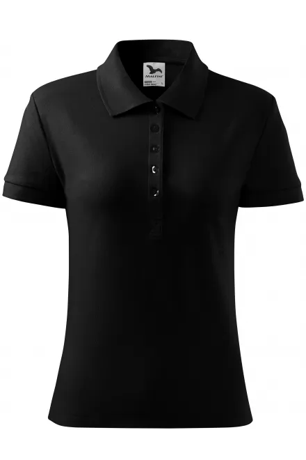 Pikétröja för damer - svart, XS