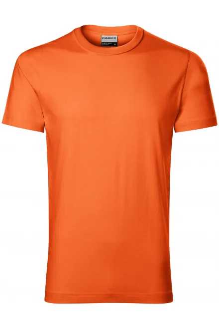 Slitstark herr-T-shirt - orange, XL