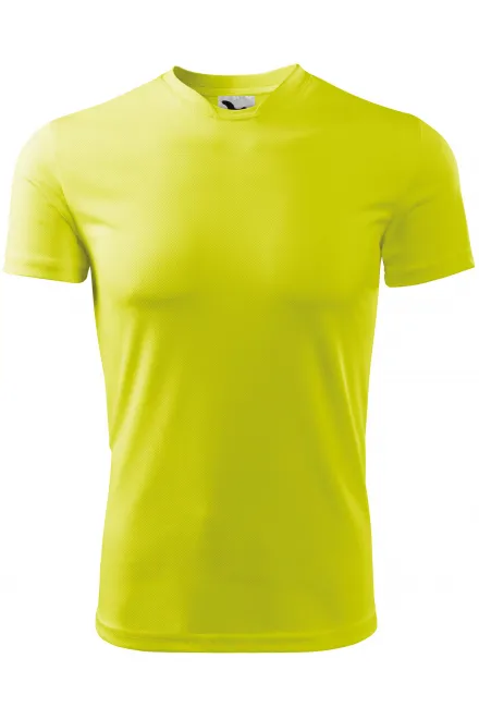 Sport T-shirt för barn - neon yellow, 134 cm / 8 år