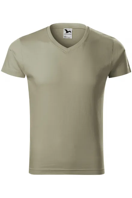 T-shirt för män - ljus khaki, S