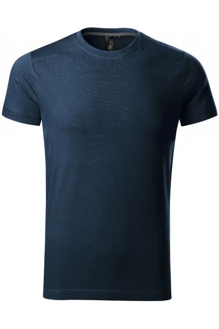 T-shirt herr dekorerad - mörkblå, L