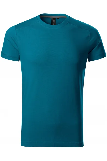 T-shirt herr dekorerad - petrol blue, L