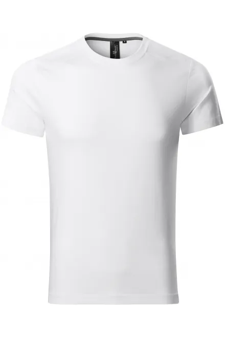 T-shirt herr dekorerad - vit, L