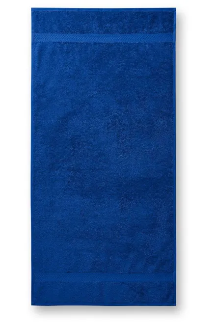 Tung bomullshandduk, 50x100cm, kungsblå