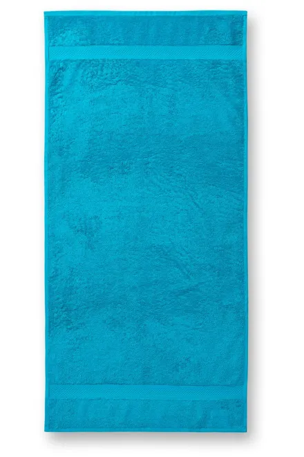 Tung bomullshandduk, 50x100cm, turkos