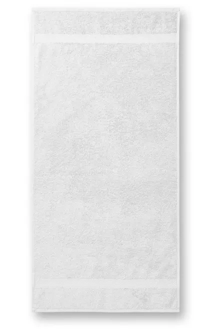 Tung bomullshandduk, 50x100cm, vit
