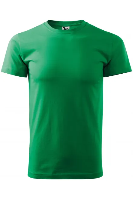 Unisex högre vikt T-shirt - gräsgrön, XS
