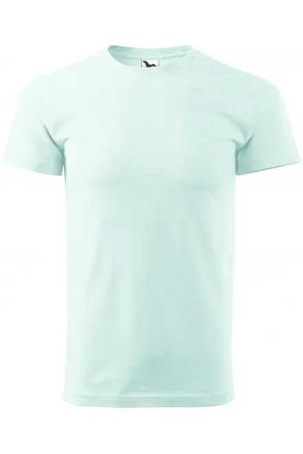Unisex högre vikt T-shirt - isgrönt, XS