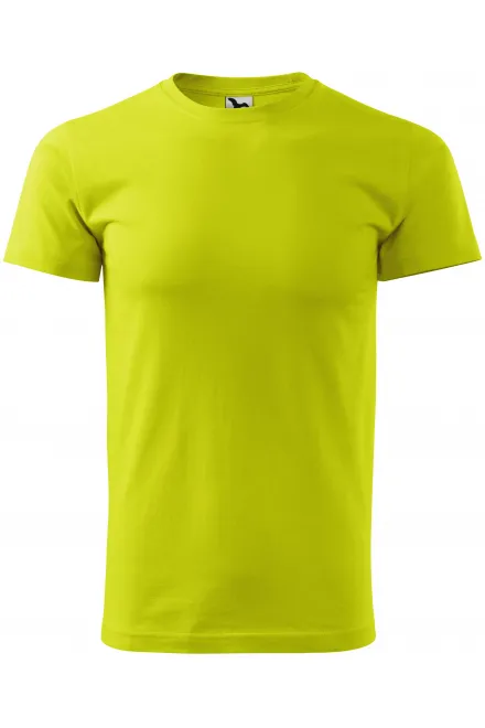 Unisex högre vikt T-shirt - limegrön, XS