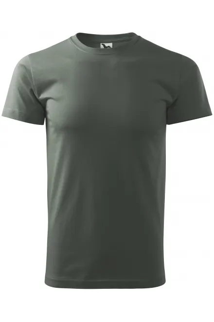 Unisex högre vikt T-shirt - mörk skiffer, XS