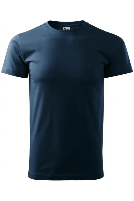 Unisex högre vikt T-shirt - mörkblå, XS