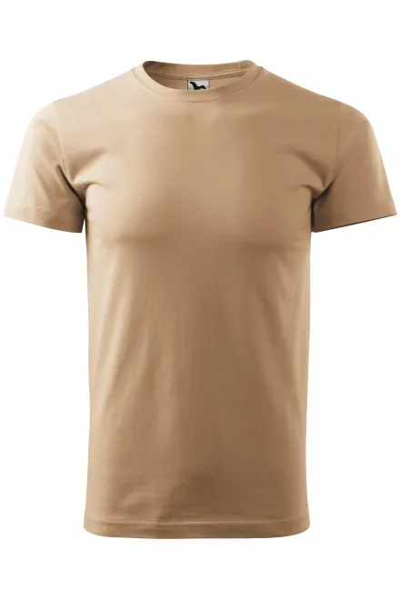 Unisex högre vikt T-shirt - sandig, XS