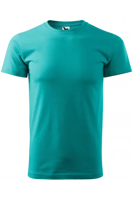 Unisex högre vikt T-shirt - smaragdgrön, XS