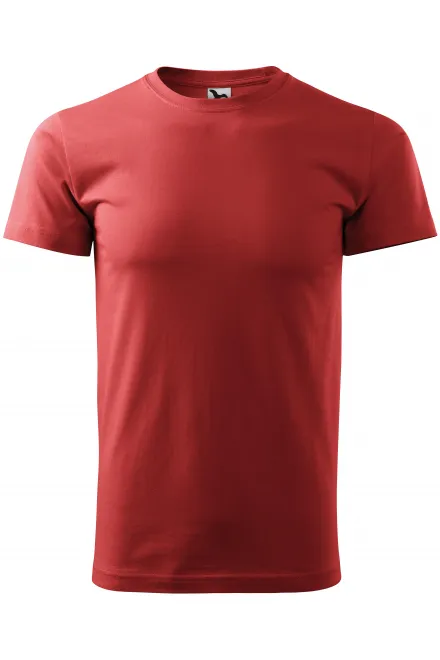 Unisex högre vikt T-shirt - vinröd, XS