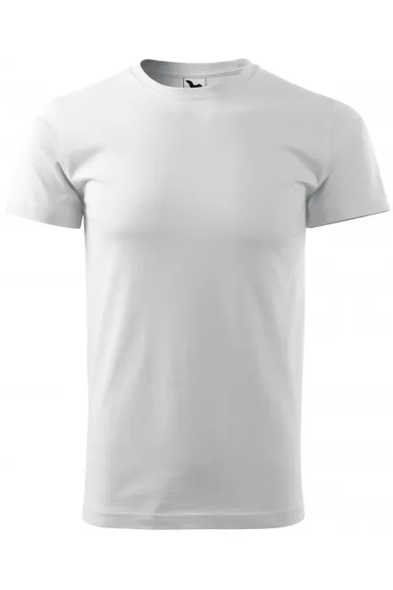 Unisex högre vikt T-shirt - vit, XS